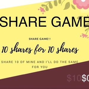 SHARE 10 of MINE and I’ll SHARE 10 of YOURS!